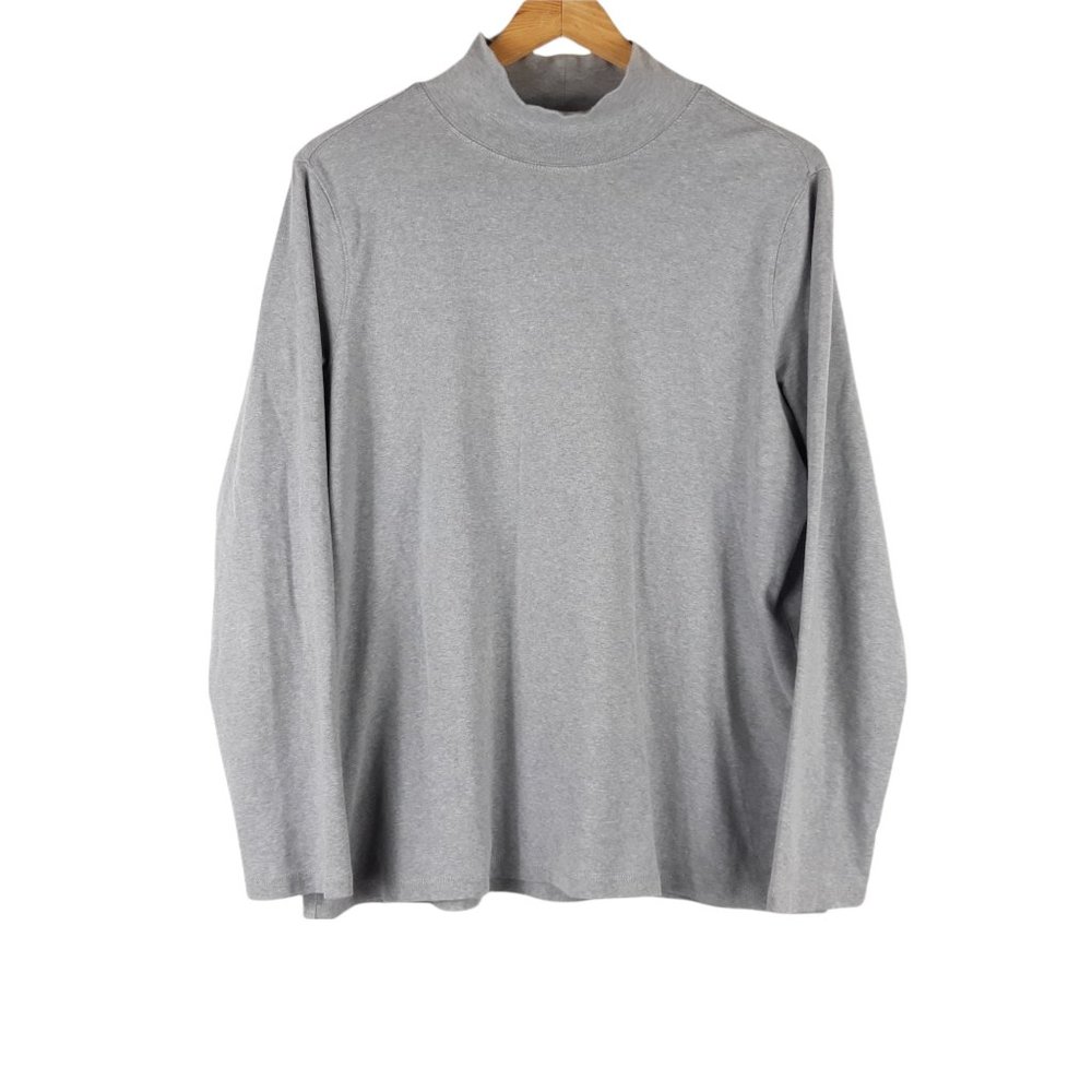 Pendleton Womens Mock Neck Top Long Sleeve Size XL
